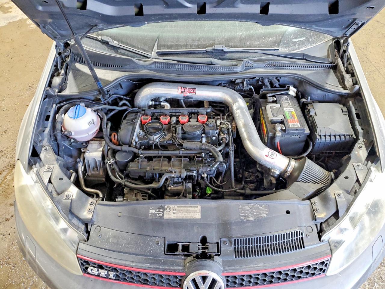 2011 Volkswagen Gti Gray vin: WVWEV7AJ7BW111149