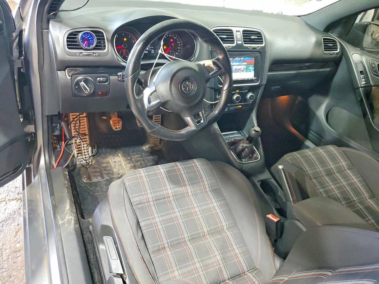 2011 Volkswagen Gti Gray vin: WVWEV7AJ7BW111149