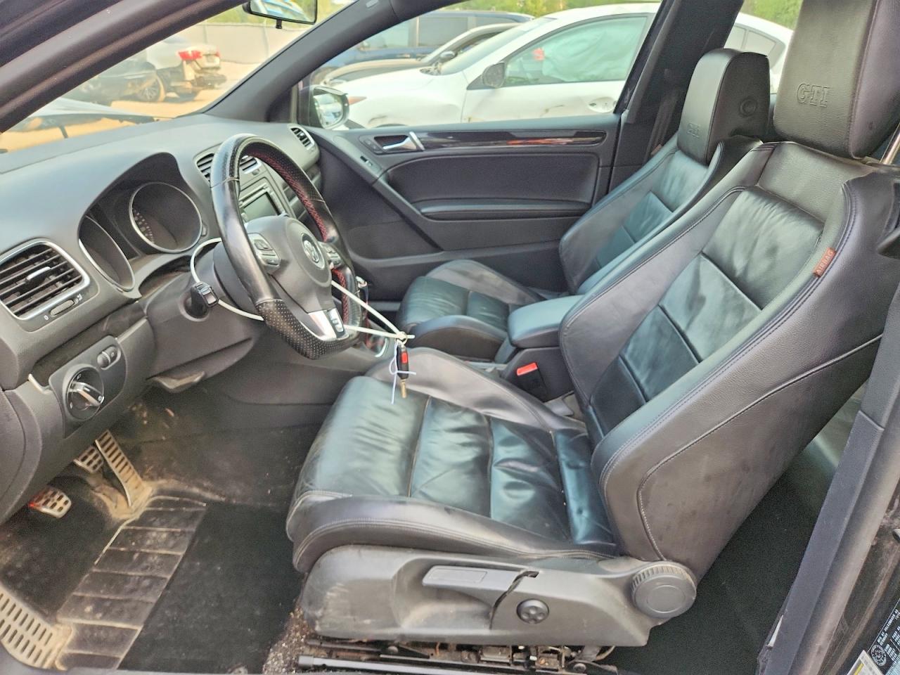2011 Volkswagen Gti Black vin: WVWEV7AJ7BW135760