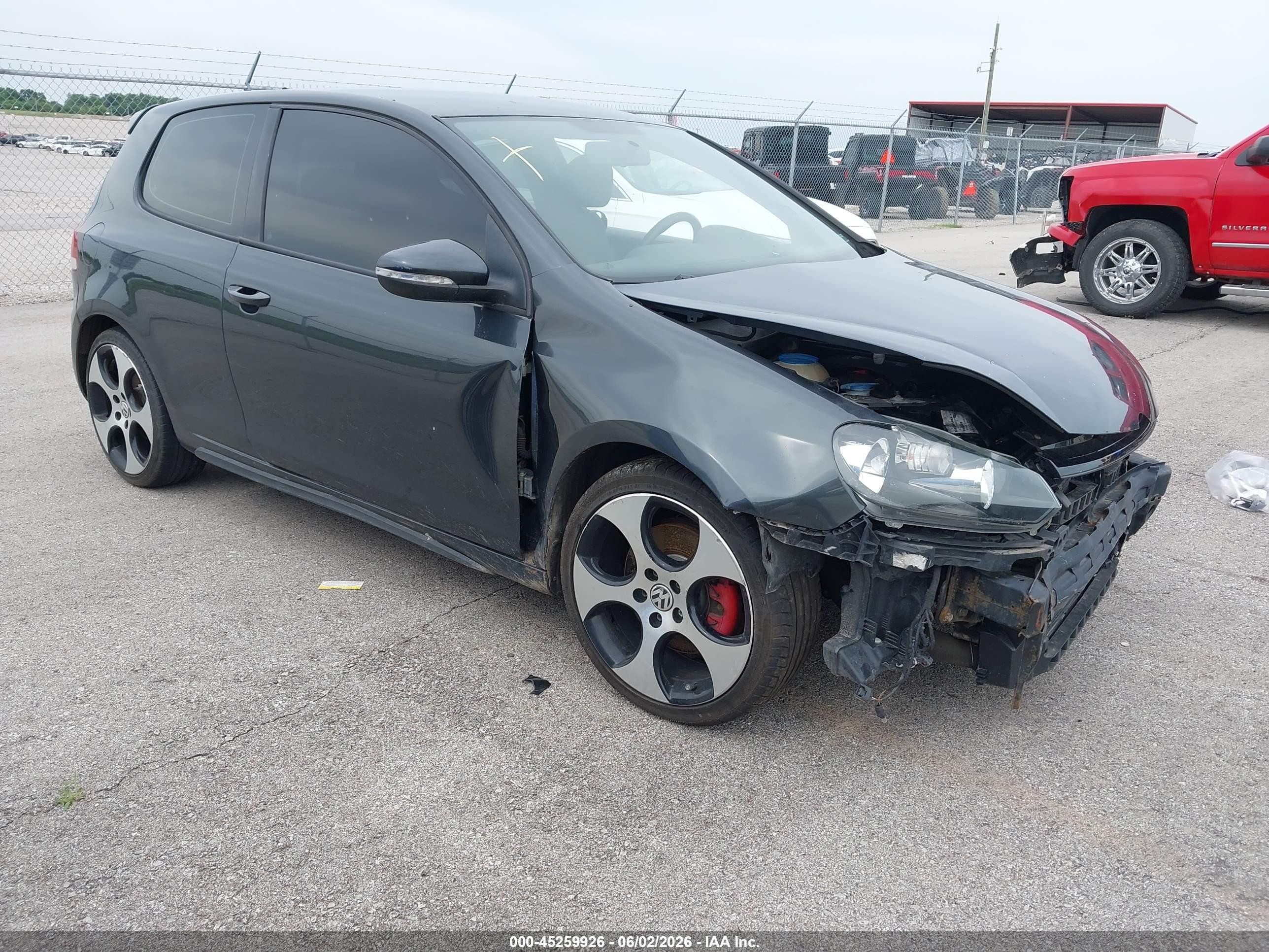 2013 Volkswagen Gti 2-door Navy vin: WVWEV7AJ7DW121196