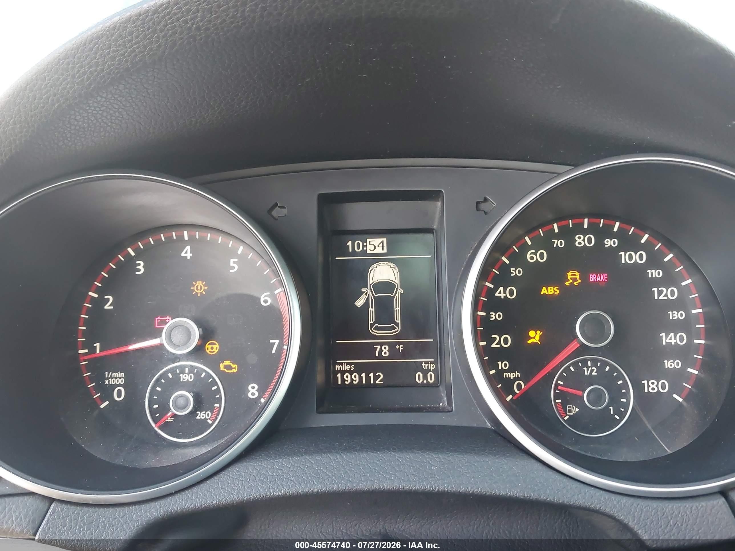 2011 Volkswagen Gti 2-door Autobahn Черный vin: WVWEV7AJ8BW282525