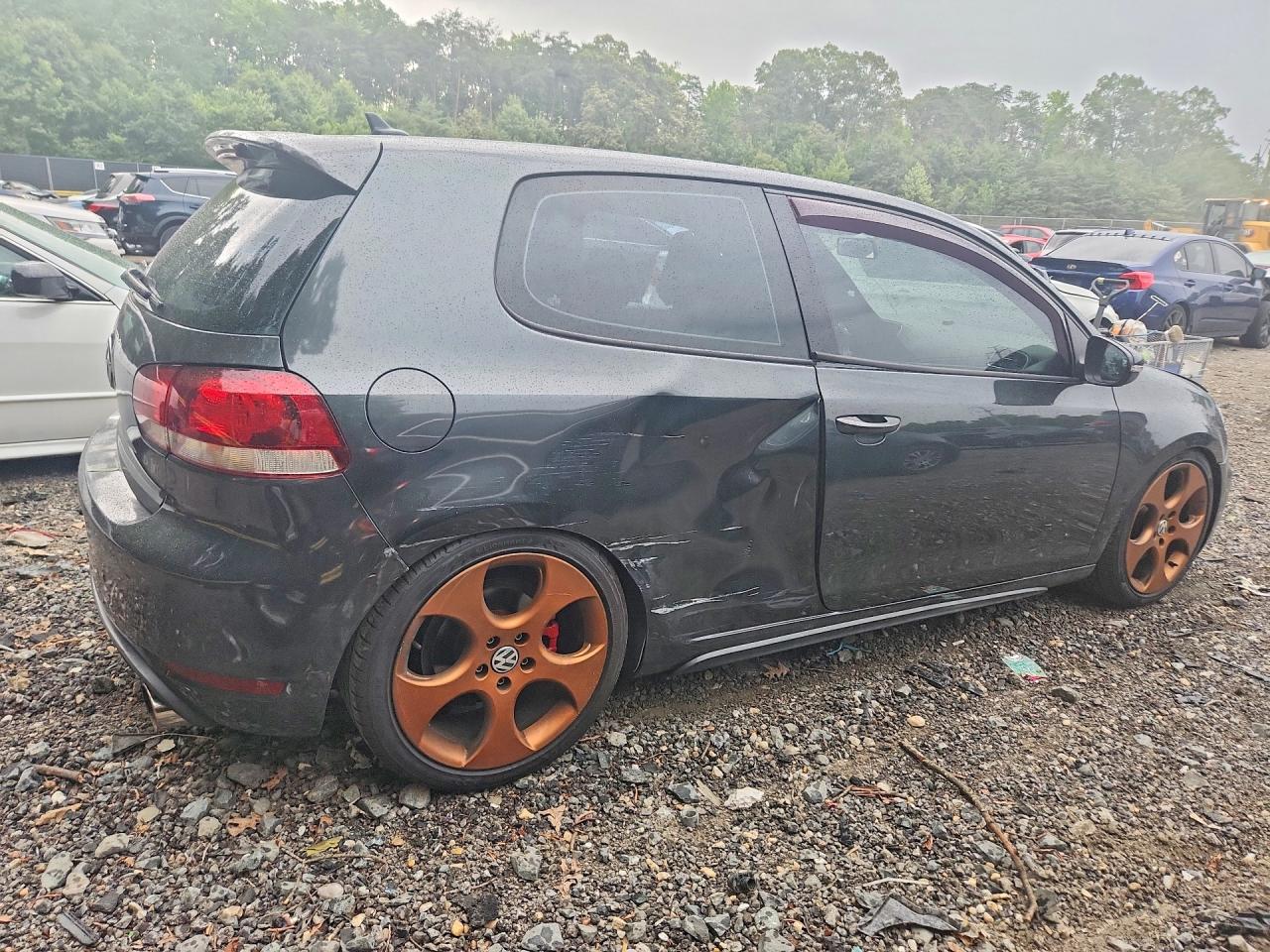 2012 Volkswagen Gti Gray vin: WVWEV7AJ9CW218415
