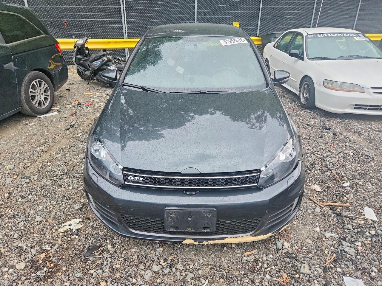 2012 Volkswagen Gti Gray vin: WVWEV7AJ9CW218415