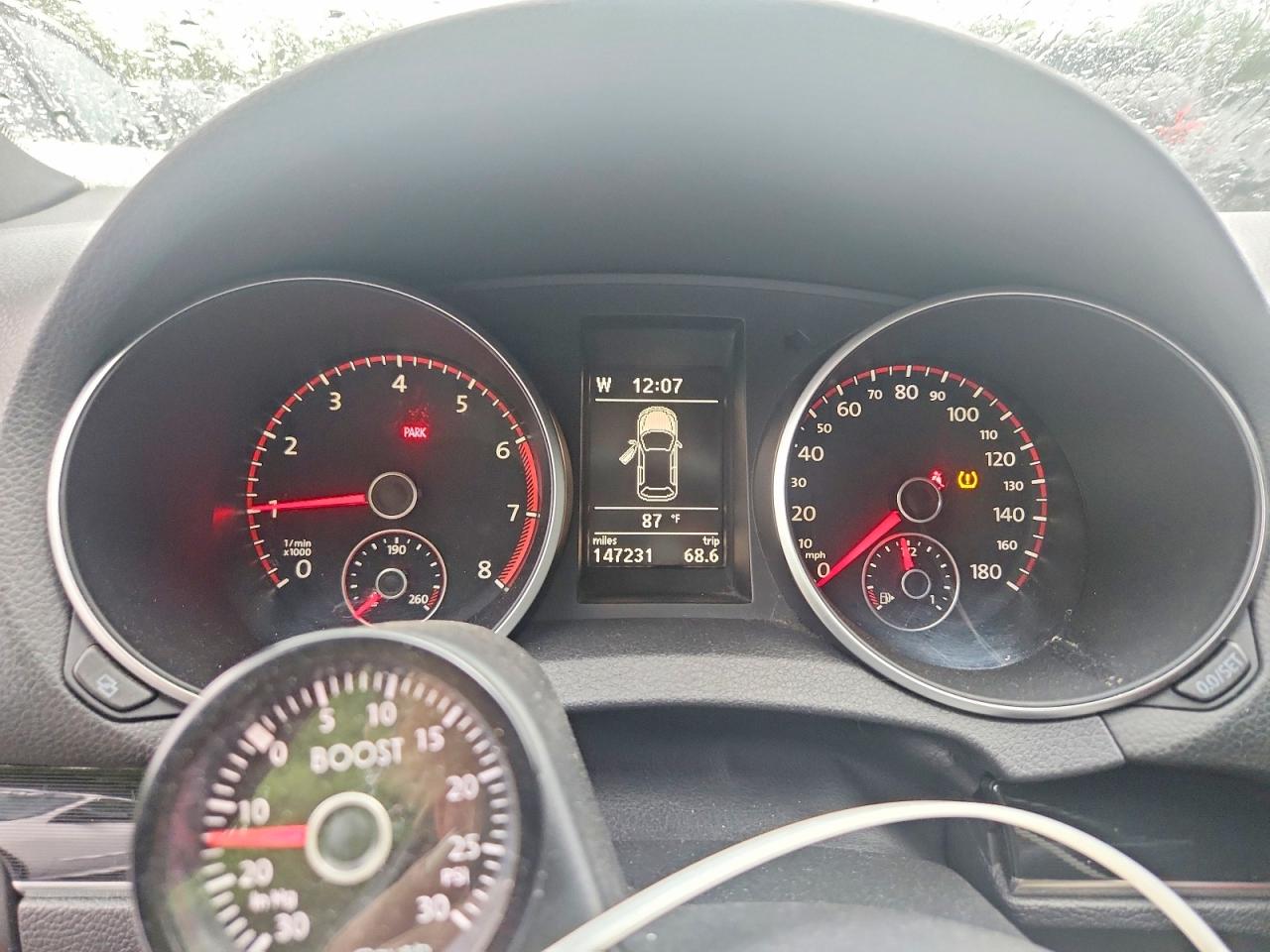2012 Volkswagen Gti Gray vin: WVWEV7AJ9CW218415