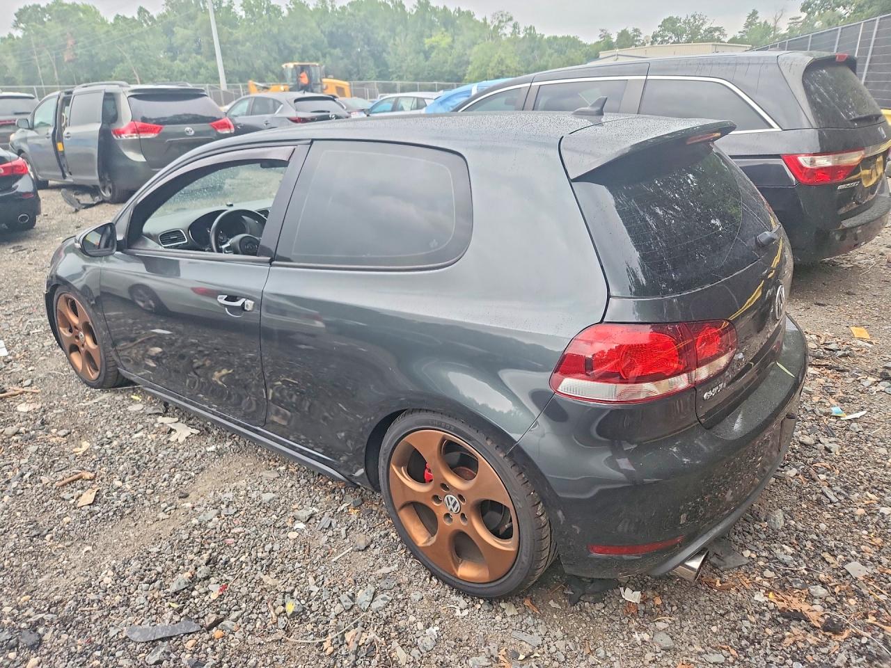 2012 Volkswagen Gti Gray vin: WVWEV7AJ9CW218415