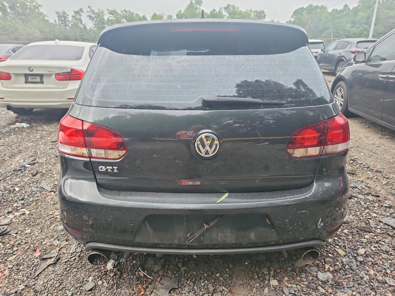 2012 Volkswagen Gti Gray vin: WVWEV7AJ9CW218415