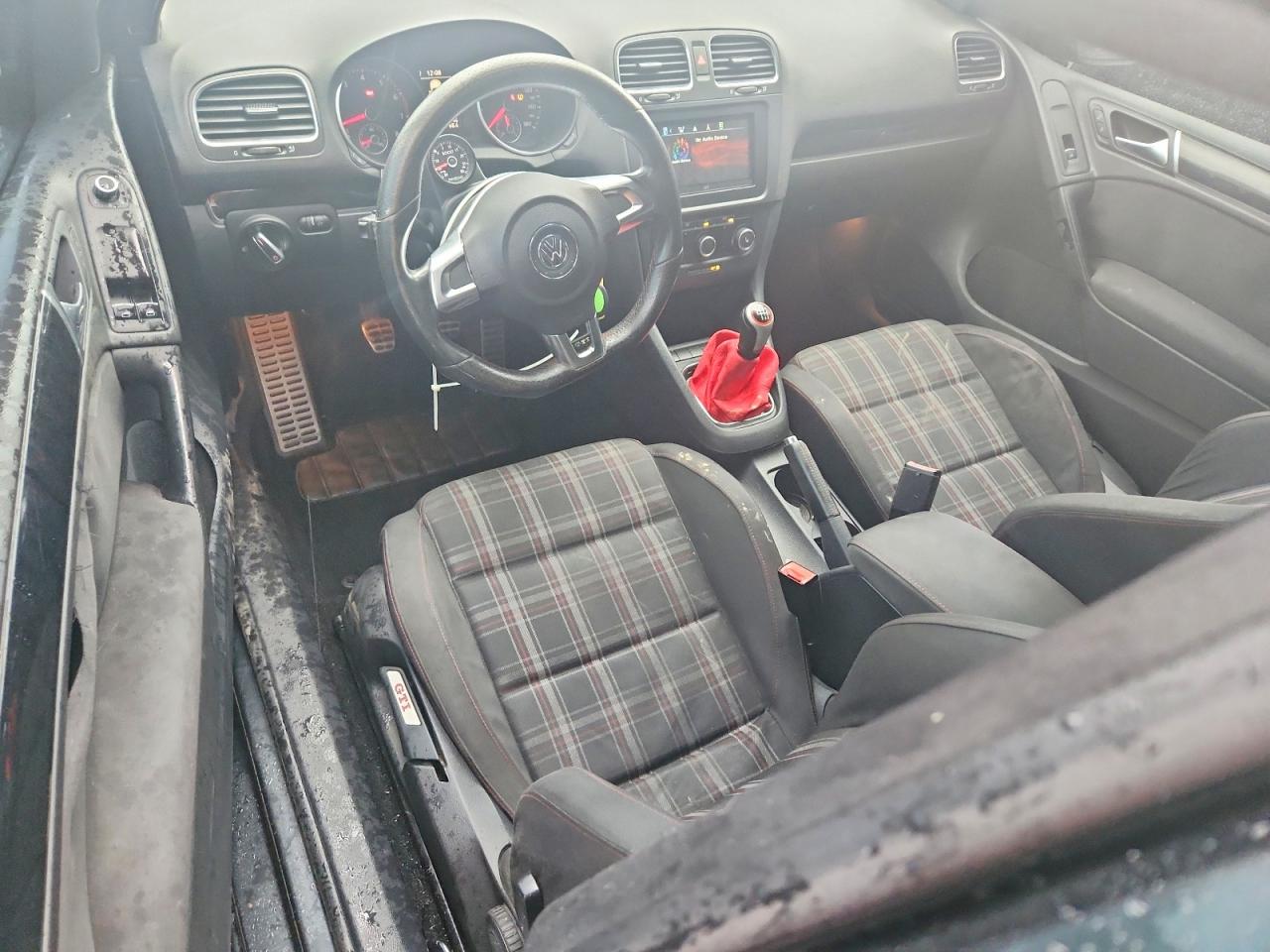 2012 Volkswagen Gti Gray vin: WVWEV7AJ9CW218415