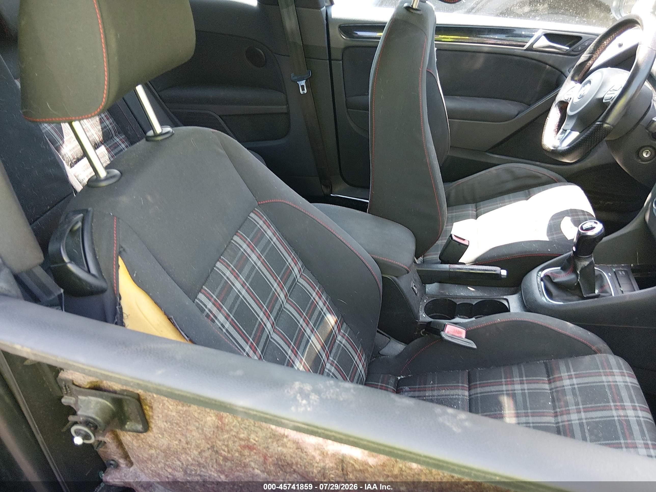 2010 Volkswagen Gti 2-door Серый vin: WVWEV7AJXAW285764