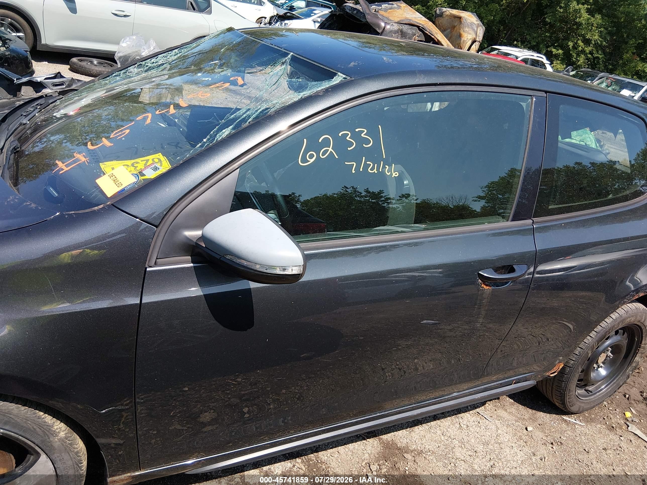 2010 Volkswagen Gti 2-door Серый vin: WVWEV7AJXAW285764