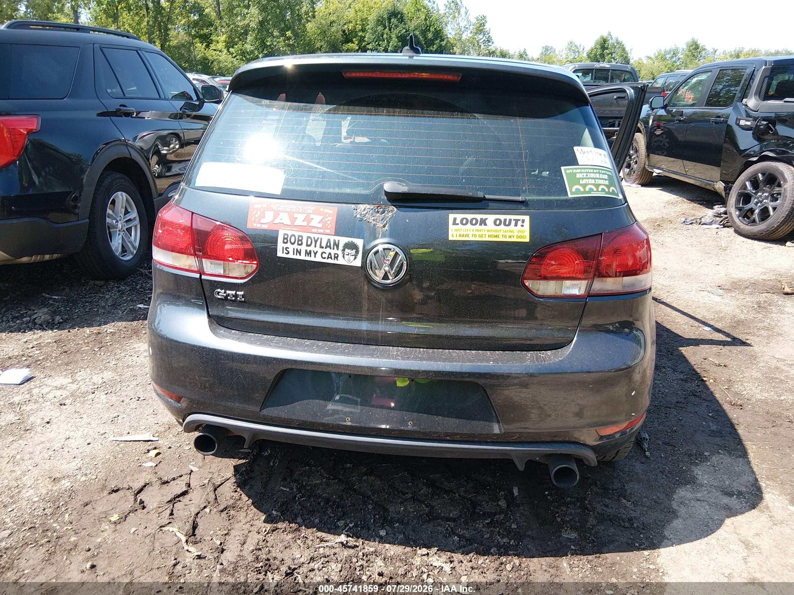 2010 Volkswagen Gti 2-door Серый vin: WVWEV7AJXAW285764
