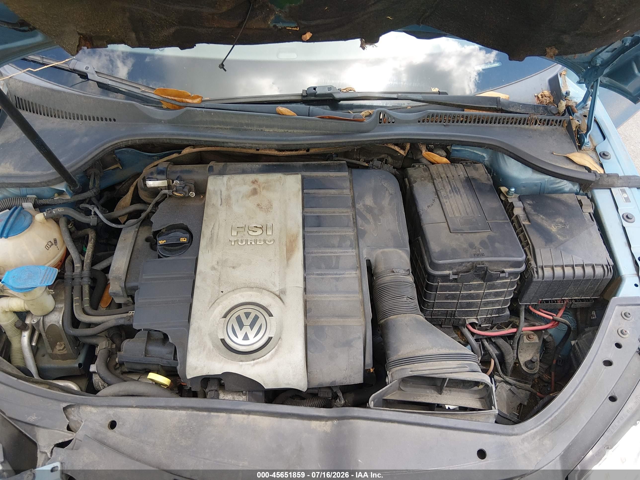 2007 Volkswagen Eos 2.0t Blue vin: WVWFA71F07V039641