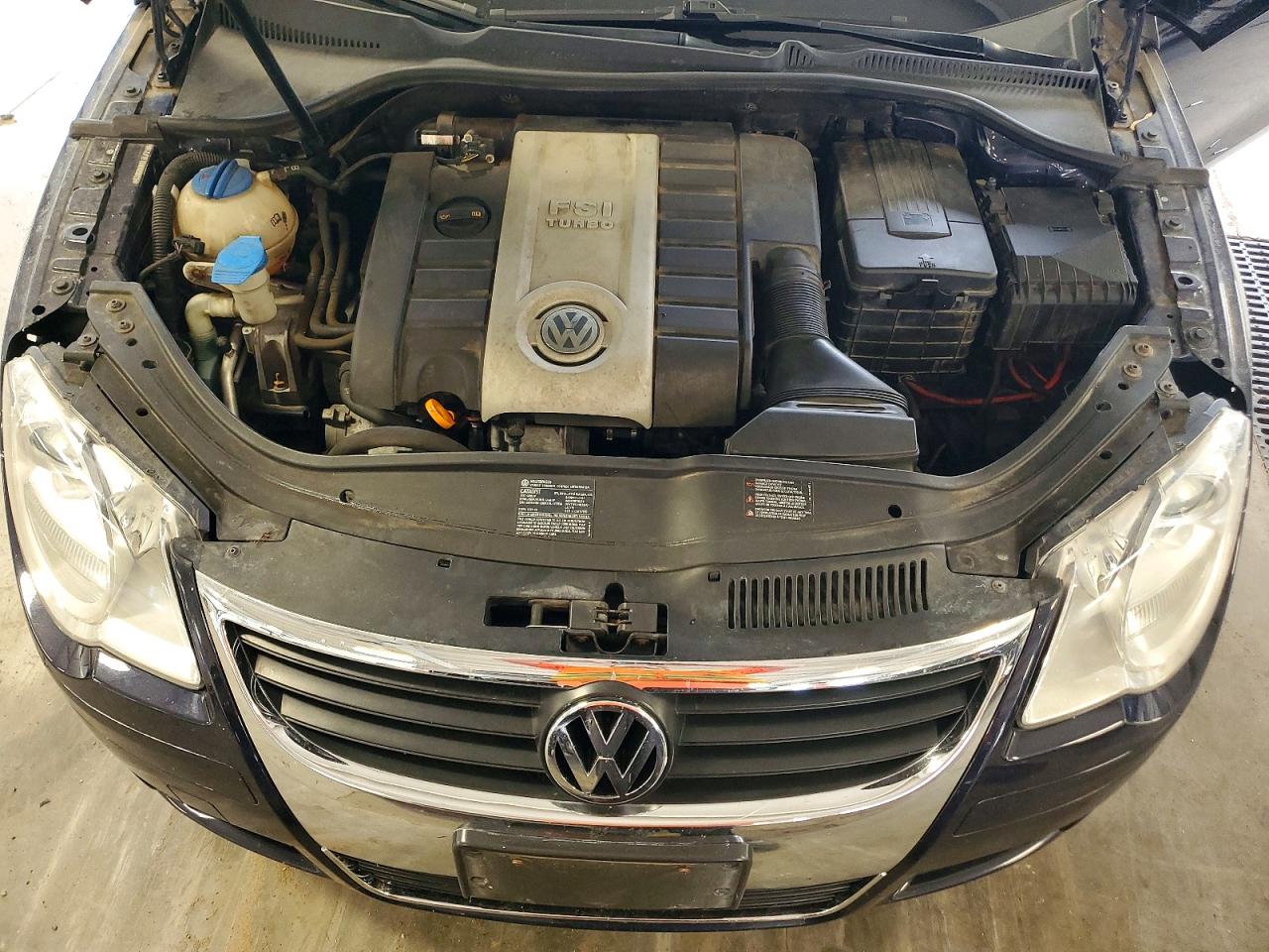 2008 Volkswagen Eos Lux Black vin: WVWFA71F18V009811