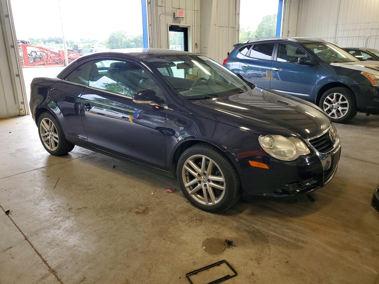 2008 Volkswagen Eos Lux Black vin: WVWFA71F18V009811