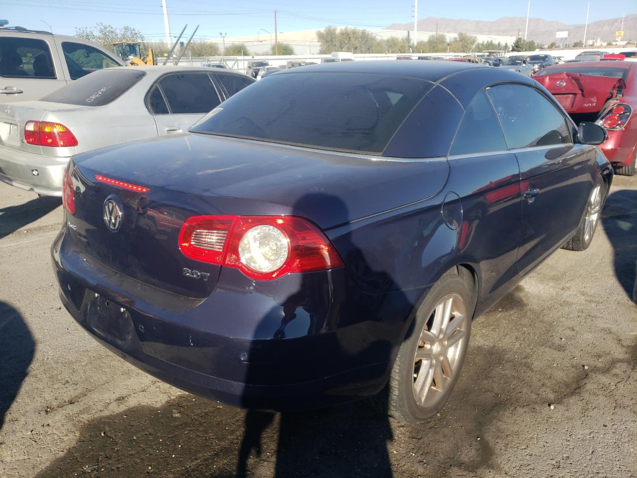 2008 Volkswagen Eos Lux Gray vin: WVWFA71F18V037074