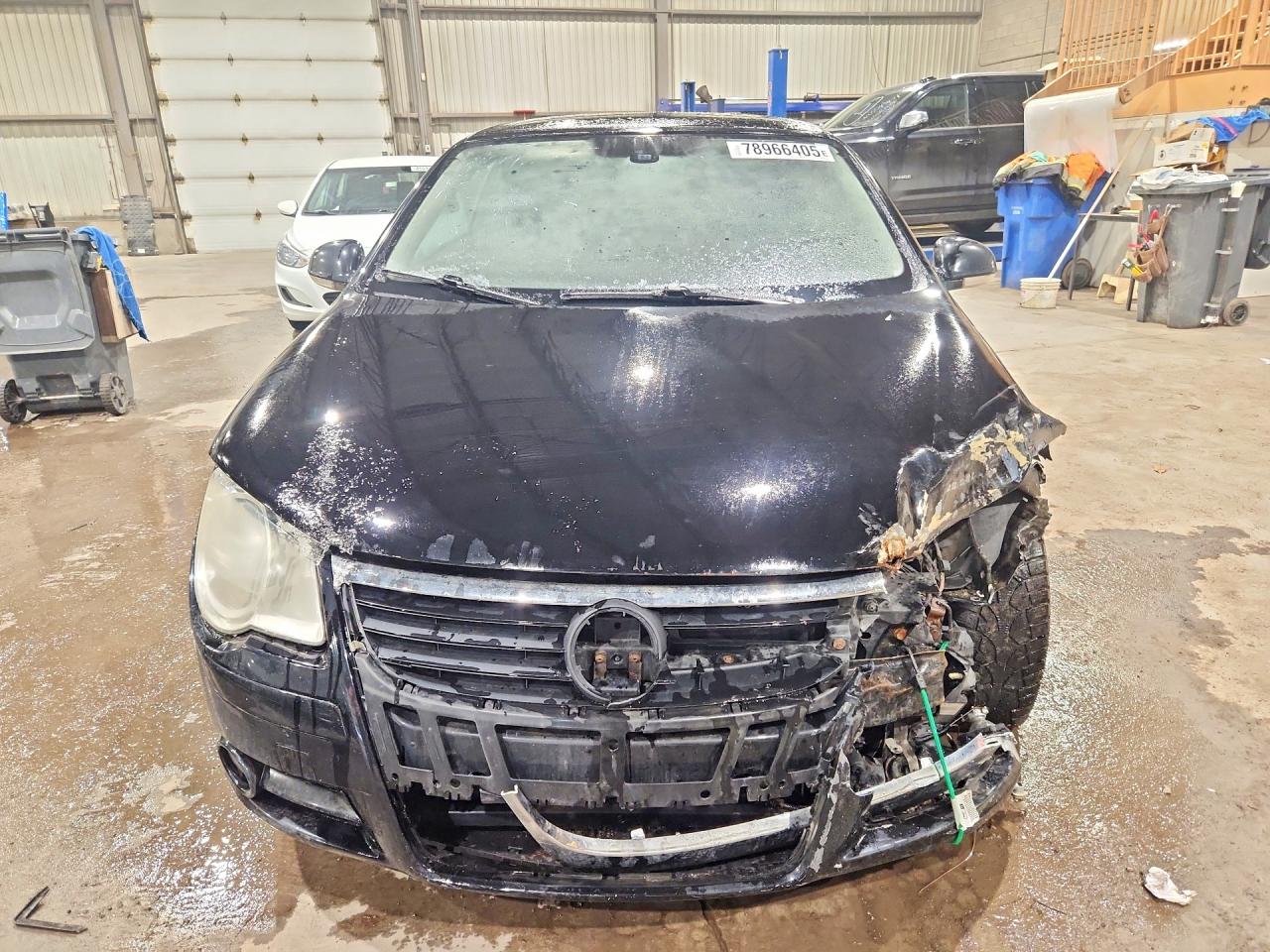 2007 Volkswagen Eos 2.0t Luxury Black vin: WVWFA71F27V038801