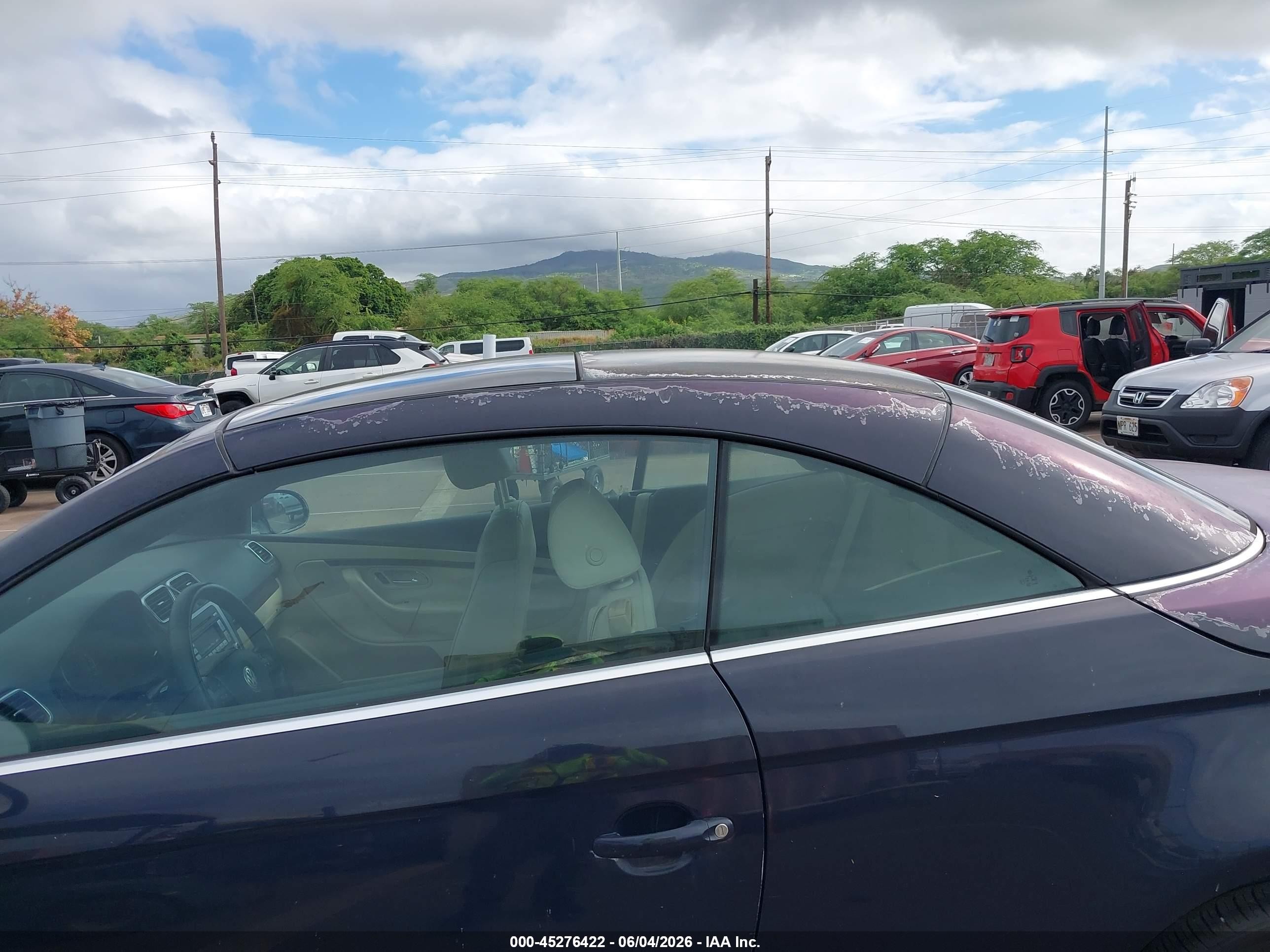 2007 Volkswagen Eos 2.0t Blue vin: WVWFA71F37V005774