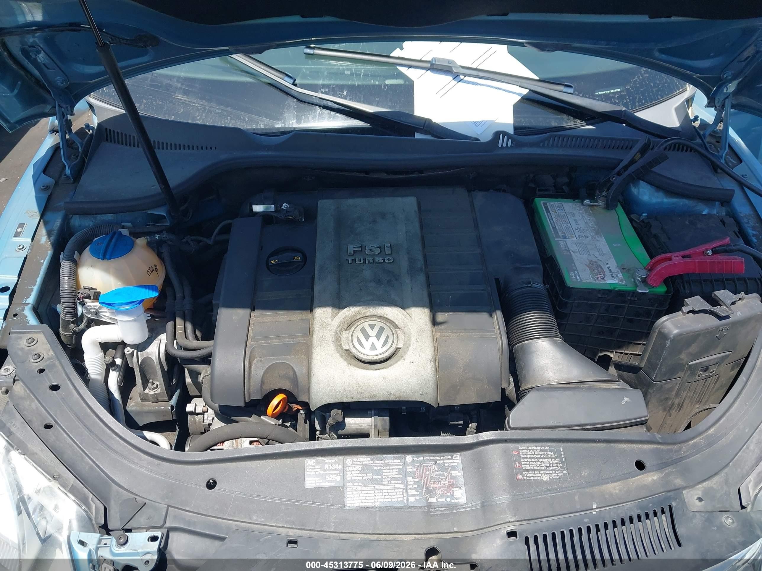2007 Volkswagen Eos 2.0t Light Blue vin: WVWFA71F57V018297