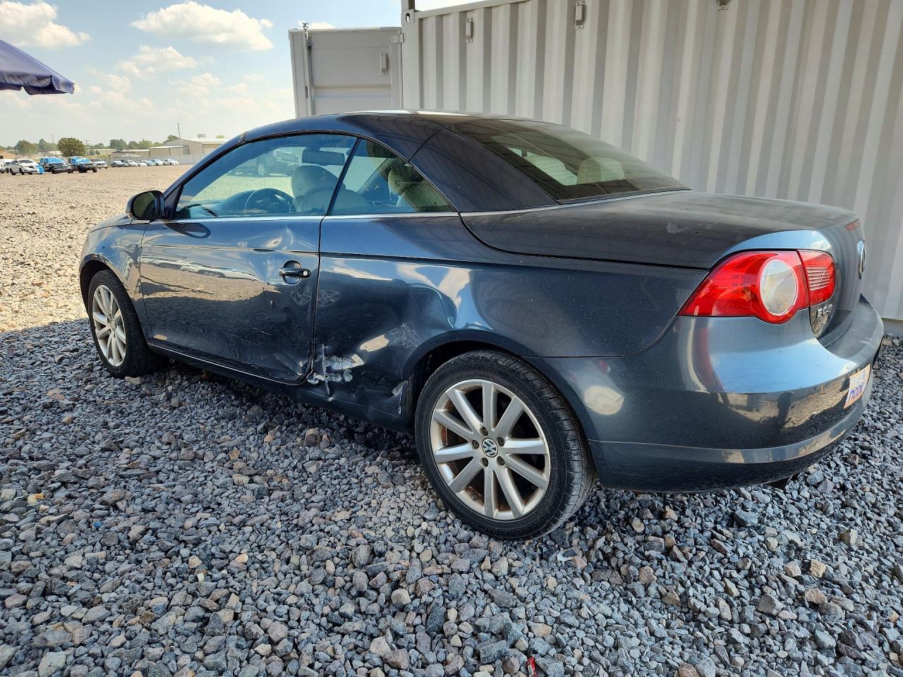 2007 Volkswagen Eos 2.0t Luxury Gray vin: WVWFA71F57V033186