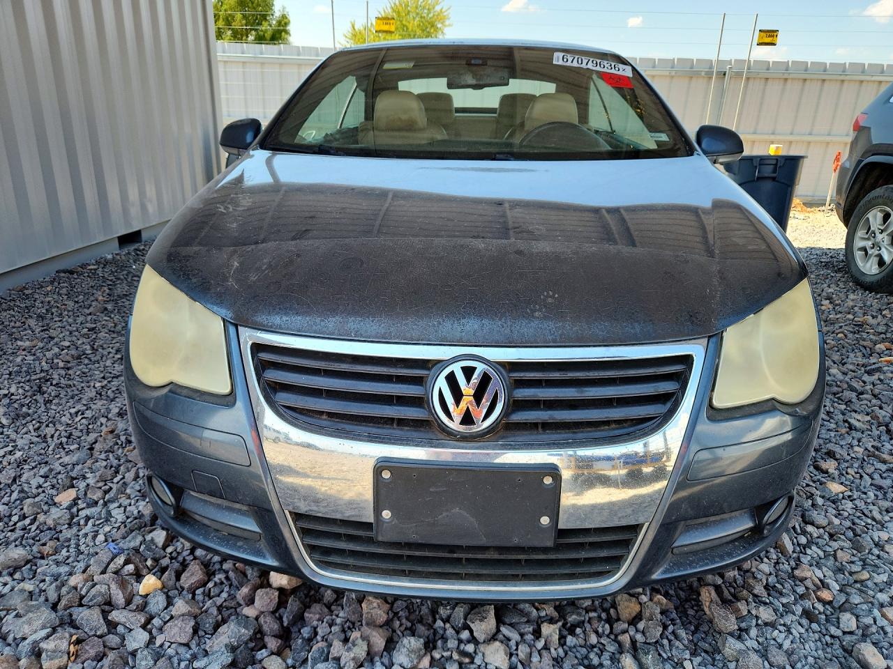 2007 Volkswagen Eos 2.0t Luxury Gray vin: WVWFA71F57V033186