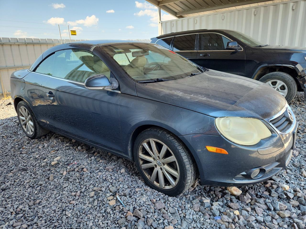 2007 Volkswagen Eos 2.0t Luxury Gray vin: WVWFA71F57V033186
