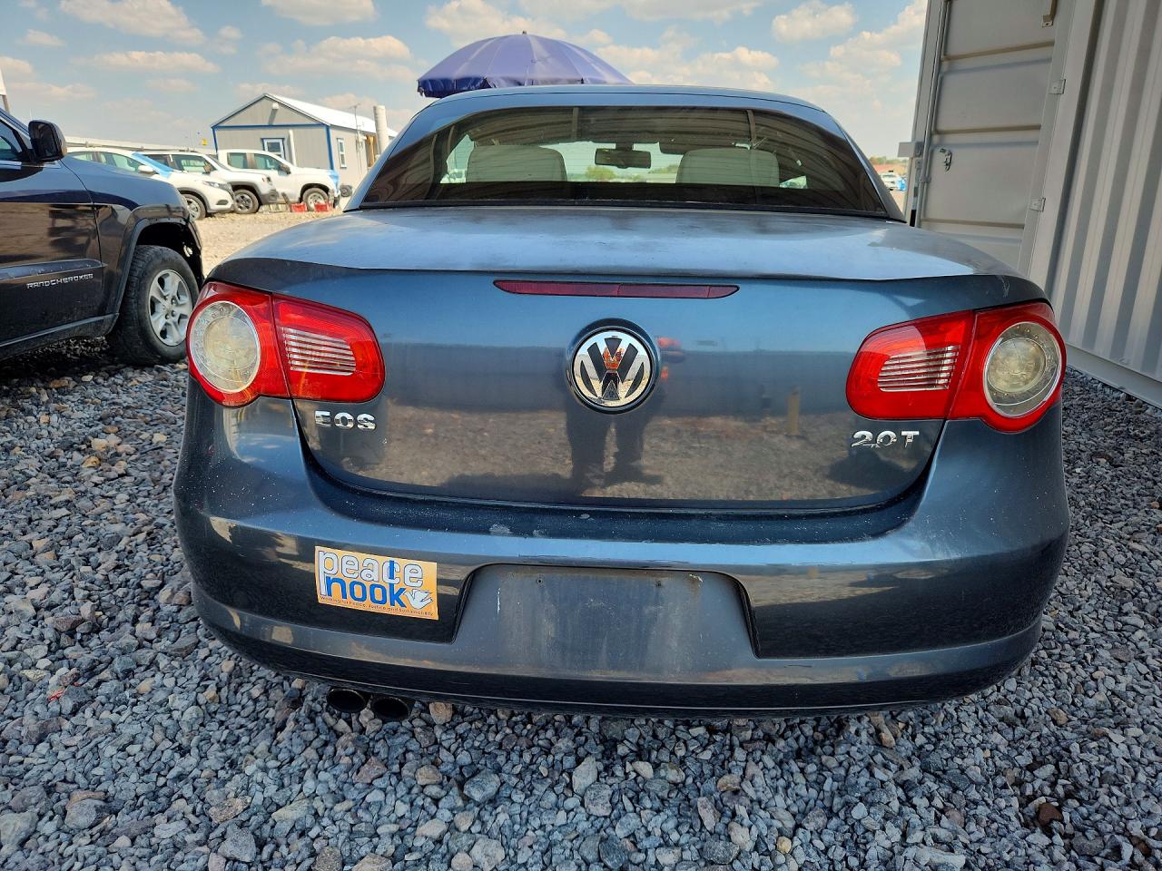 2007 Volkswagen Eos 2.0t Luxury Gray vin: WVWFA71F57V033186