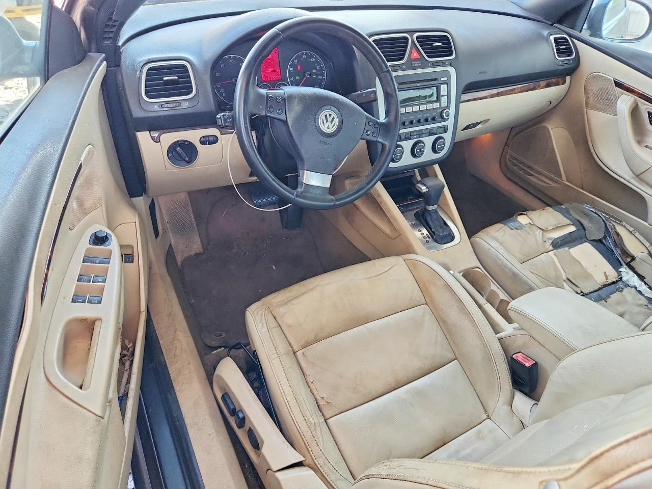 2007 Volkswagen Eos 2.0t Luxury Gray vin: WVWFA71F57V033186