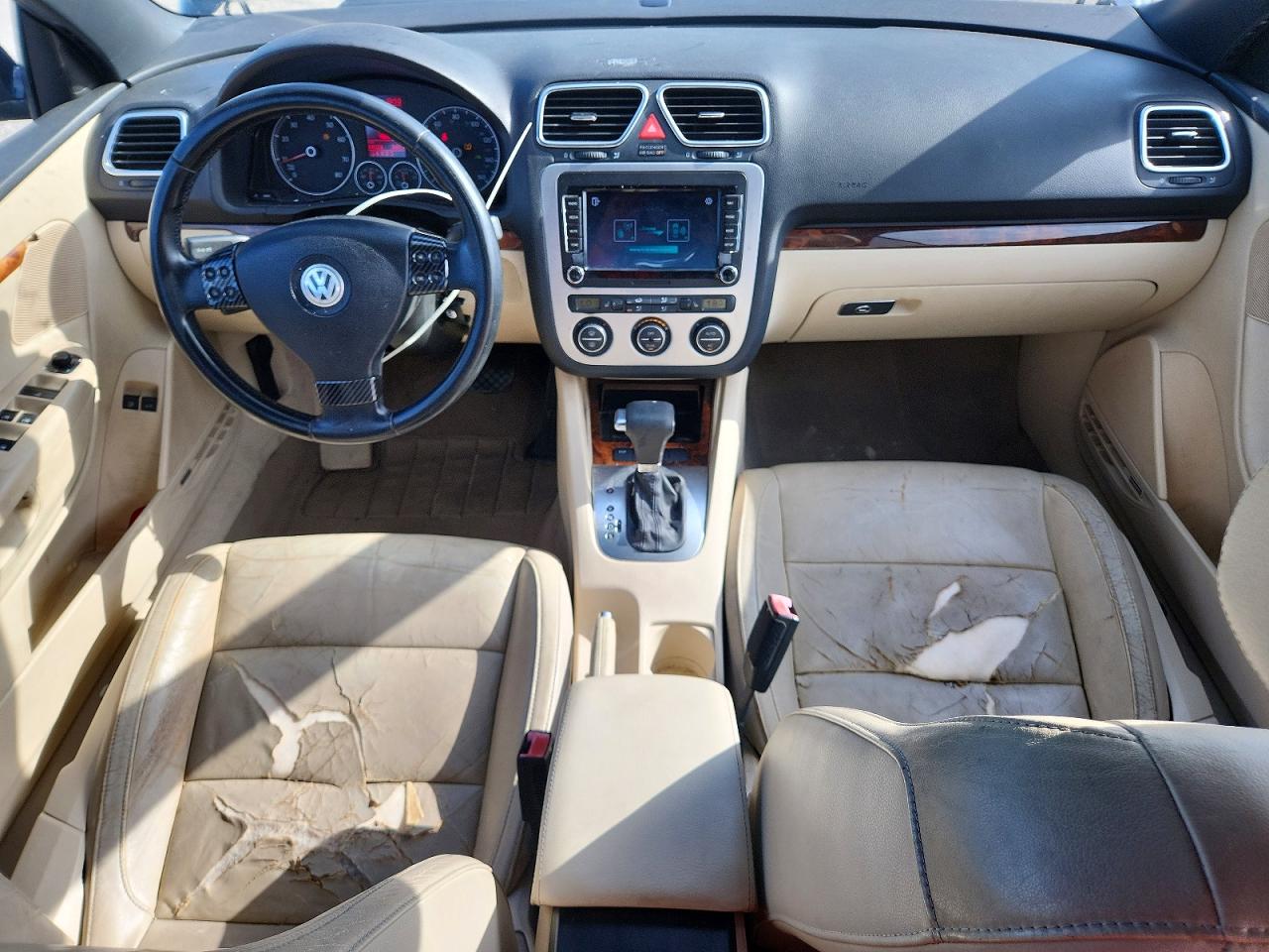 2007 Volkswagen Eos 2.0t Luxury Blue vin: WVWFA71F67V005011