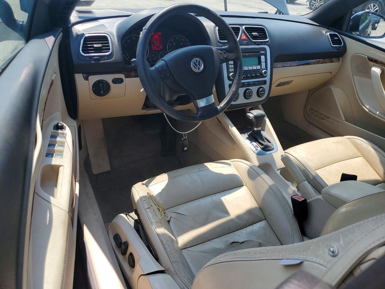 2007 Volkswagen Eos 2.0t Luxury Blue vin: WVWFA71F67V023234