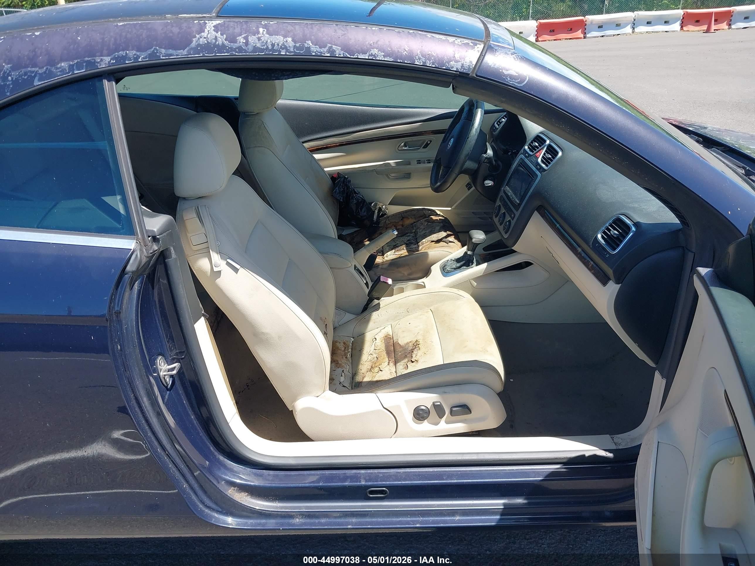 2007 Volkswagen Eos 2.0t Черный vin: WVWFA71F77V004594