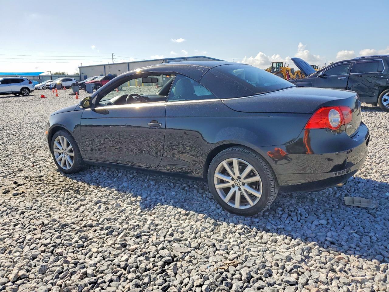 2008 Volkswagen Eos Lux Black vin: WVWFA71F78V018853