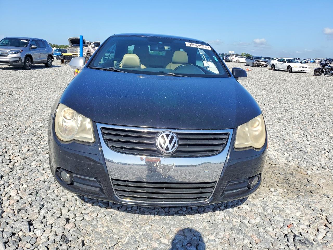 2008 Volkswagen Eos Lux Black vin: WVWFA71F78V018853