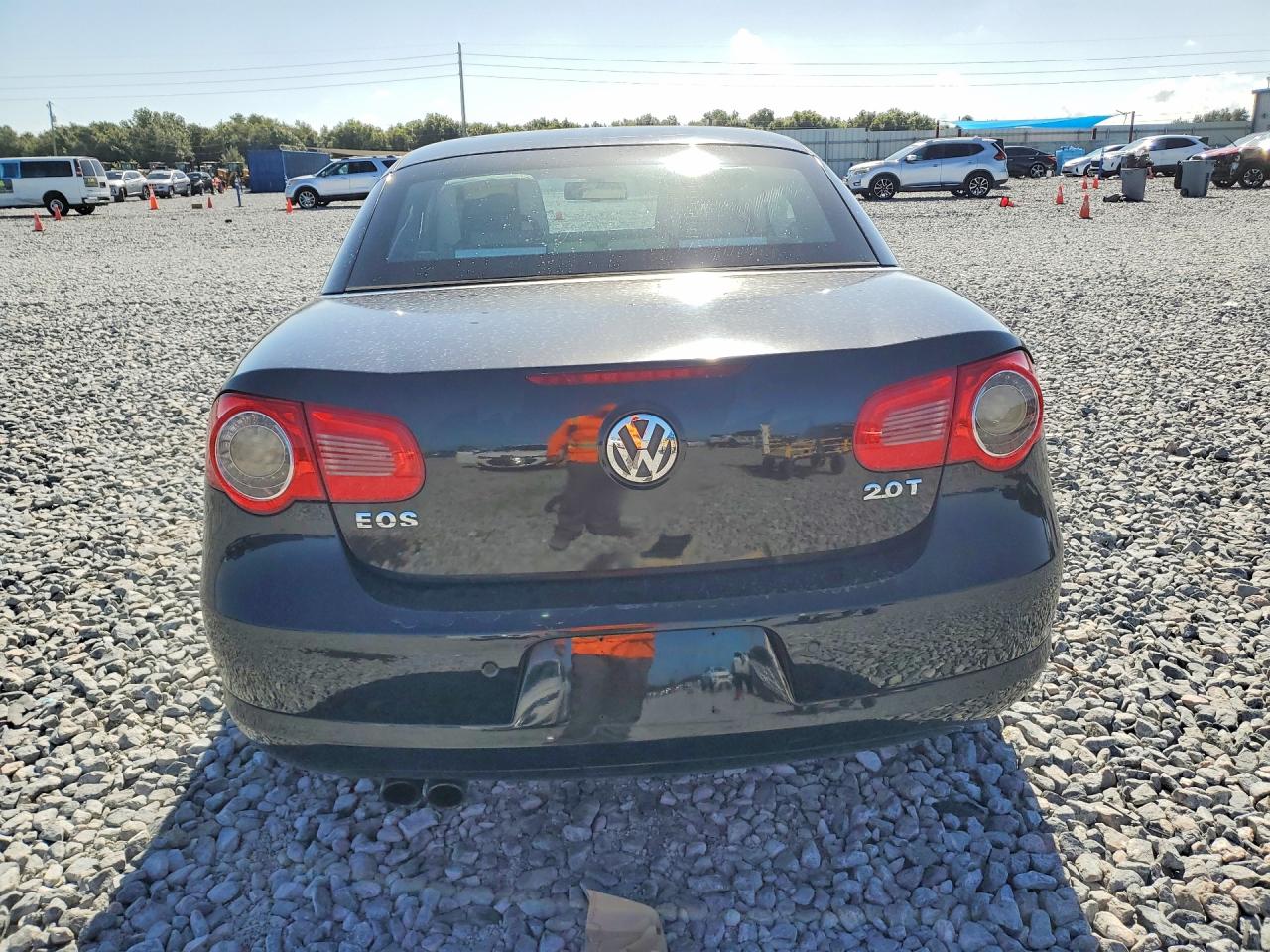 2008 Volkswagen Eos Lux Black vin: WVWFA71F78V018853
