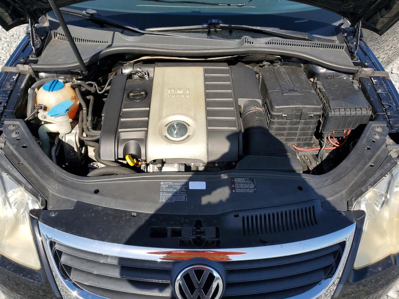 2008 Volkswagen Eos Lux Black vin: WVWFA71F78V018853