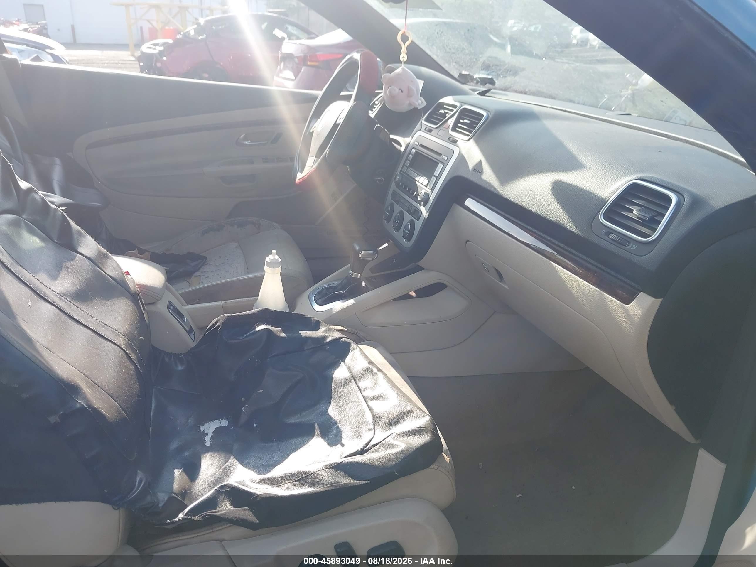 2009 Volkswagen Eos Lux Синий vin: WVWFA71F89V005112