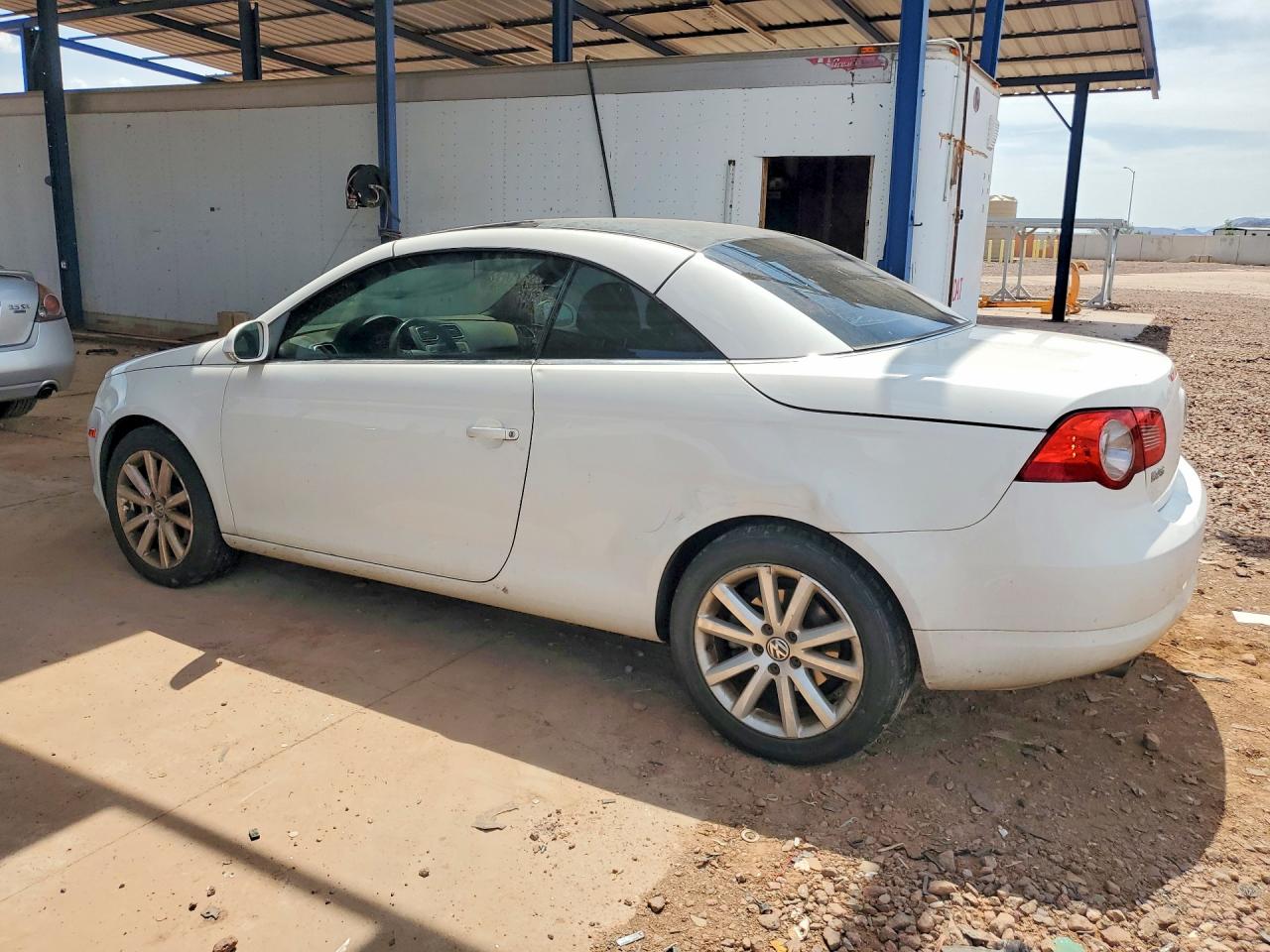 2007 Volkswagen Eos 2.0t Luxury White vin: WVWFA71FX7V029280