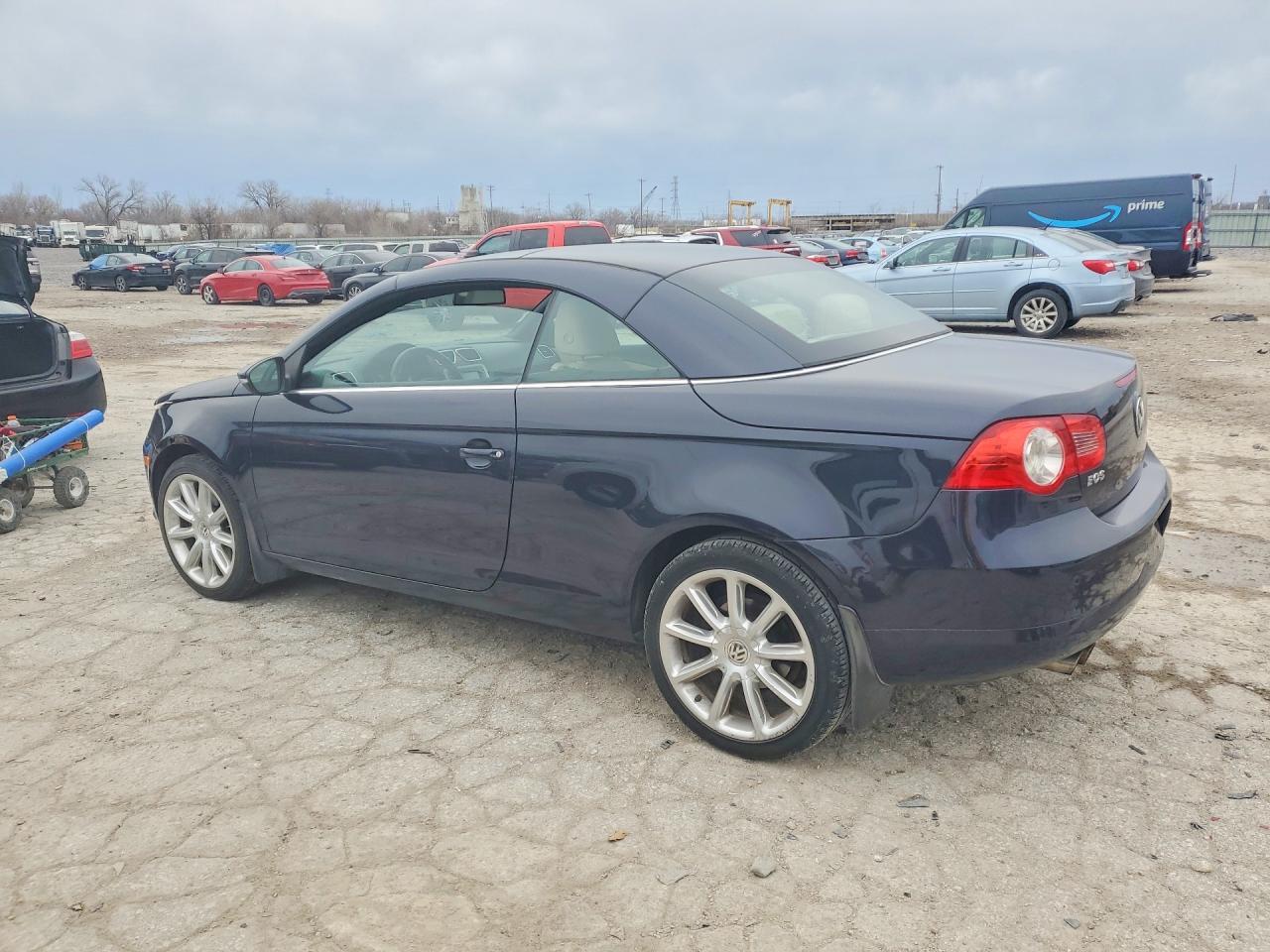 2010 Volkswagen Eos Lux Blue vin: WVWFA7AH3AV025838