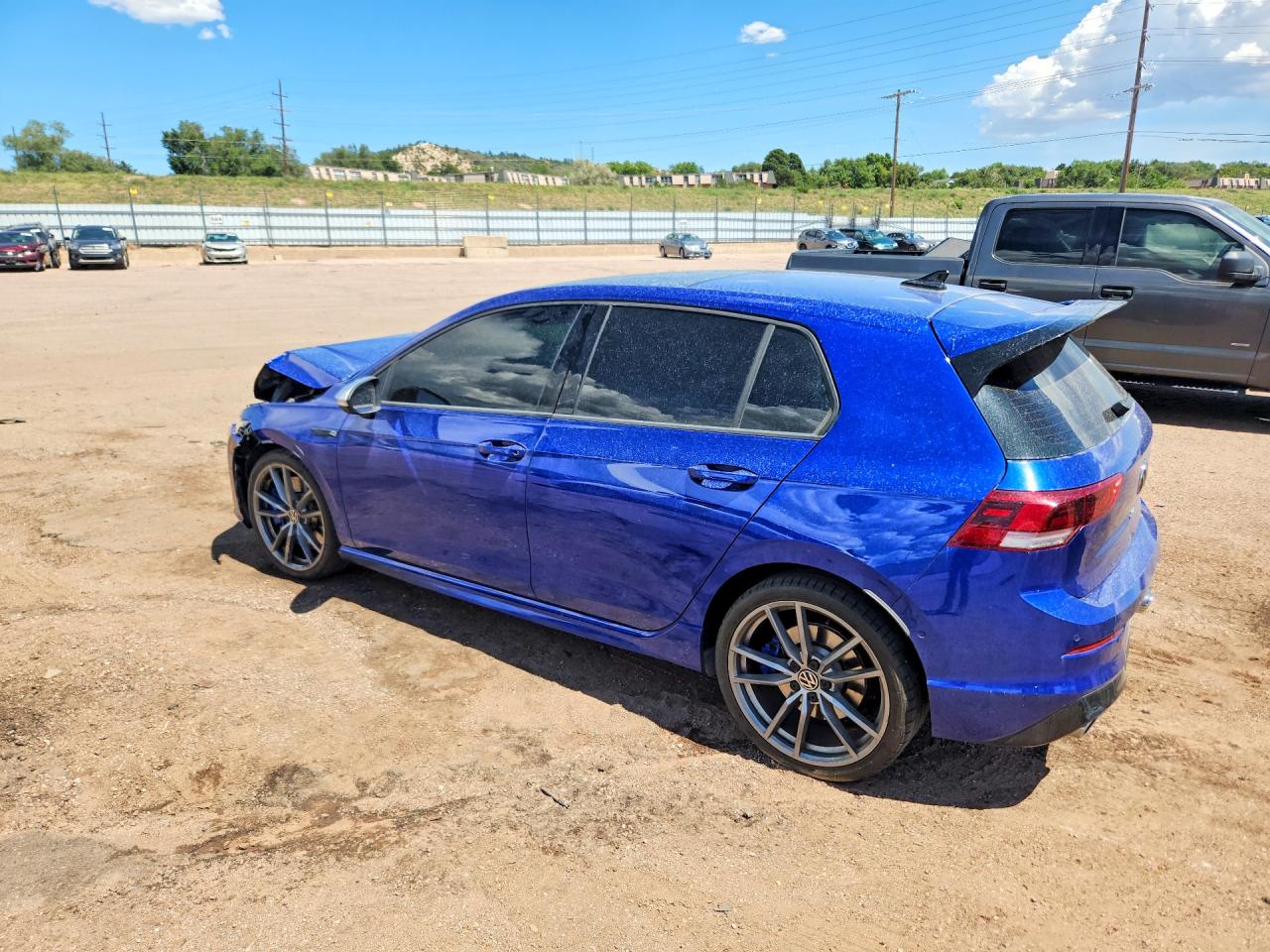 2024 Volkswagen Golf R Blue vin: WVWFB7CD1RW220382