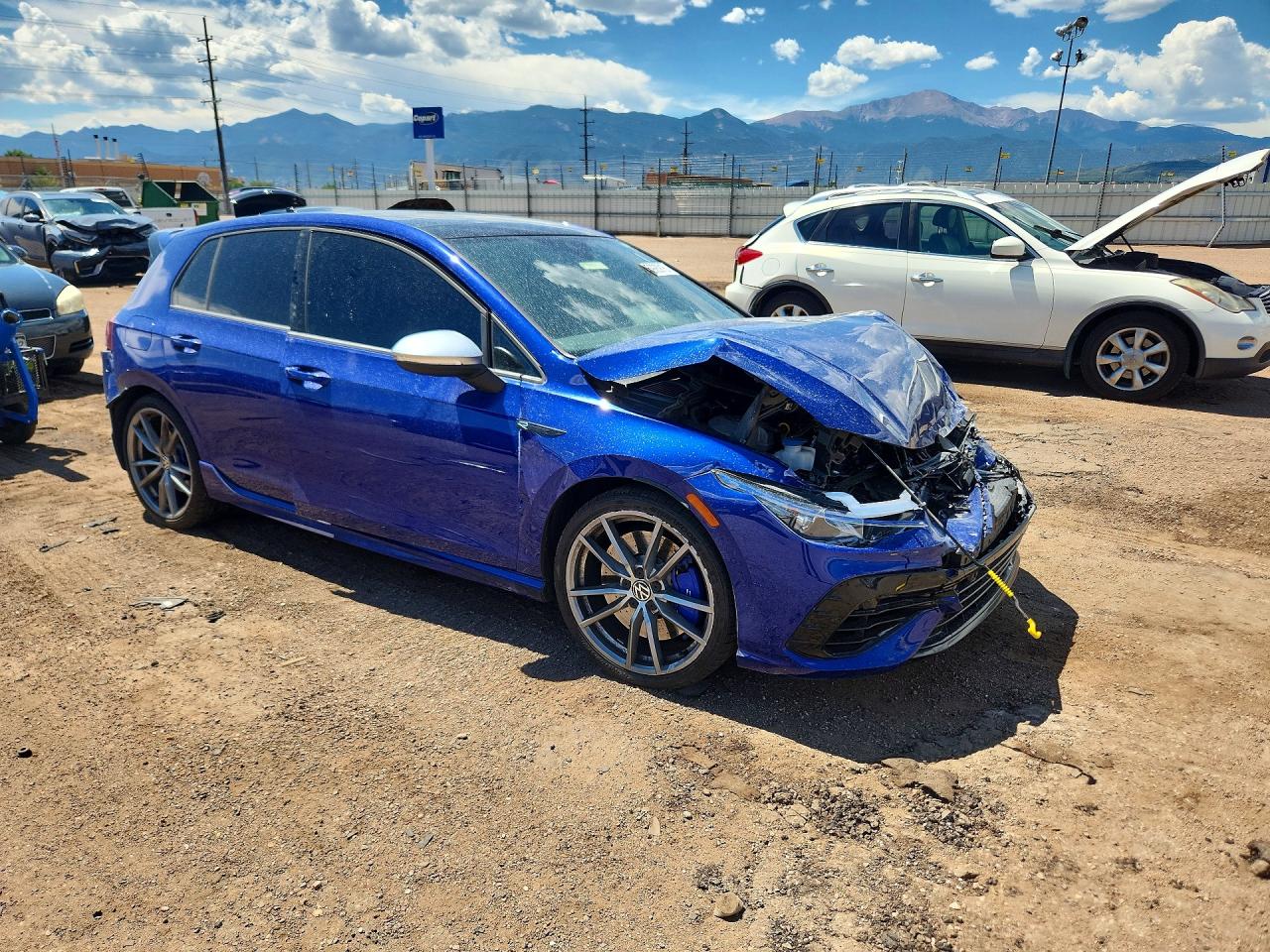 2024 Volkswagen Golf R Blue vin: WVWFB7CD1RW220382