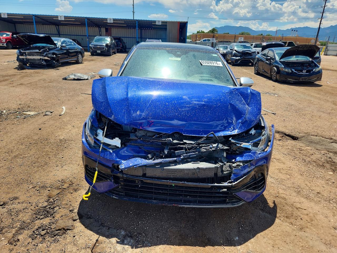 2024 Volkswagen Golf R Blue vin: WVWFB7CD1RW220382