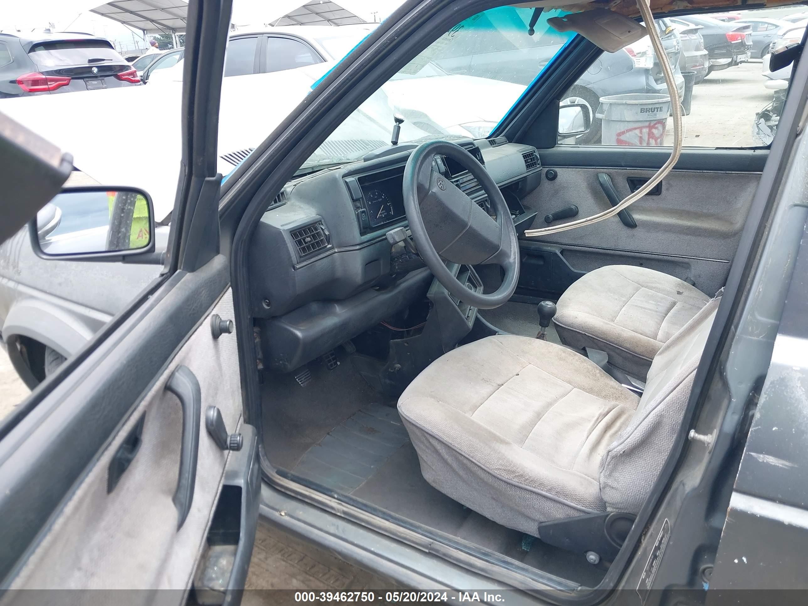 1988 Volkswagen Jetta Gl Gray vin: WVWFB9169JW729916
