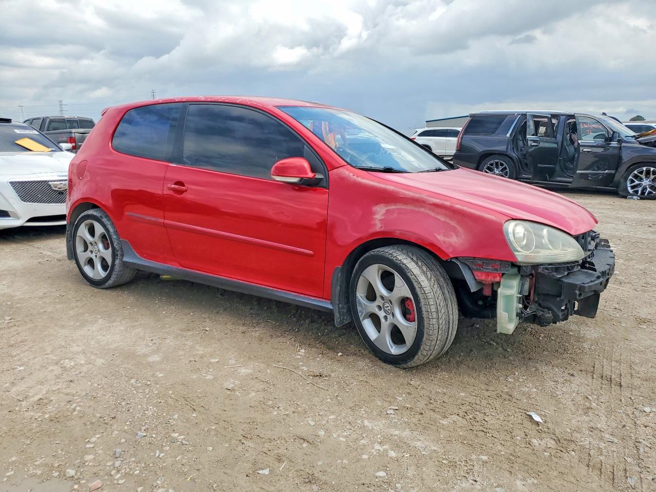 2009 Volkswagen Gti Красный vin: WVWFD71K99W047156