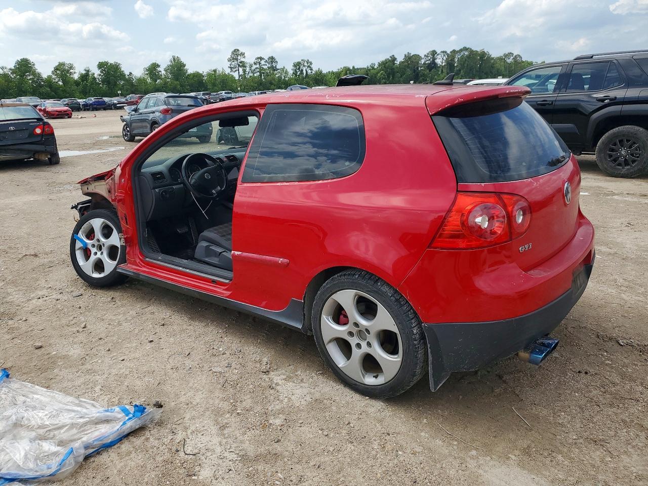 2009 Volkswagen Gti Красный vin: WVWFD71K99W047156