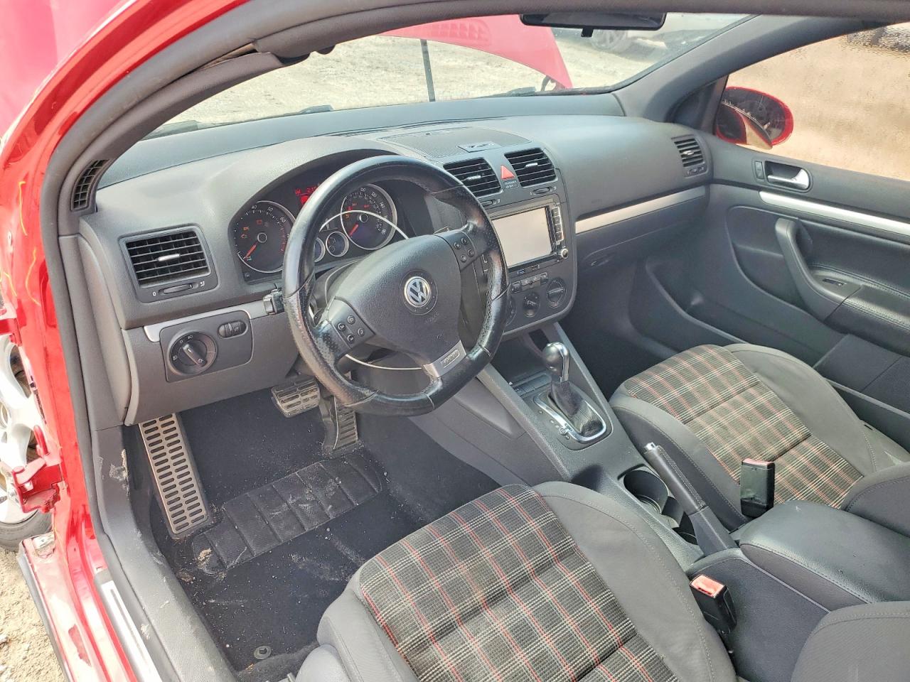 2009 Volkswagen Gti Красный vin: WVWFD71K99W047156