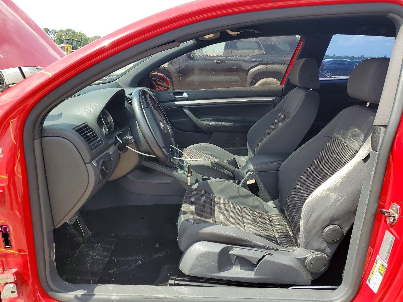 2009 Volkswagen Gti Красный vin: WVWFD71K99W047156