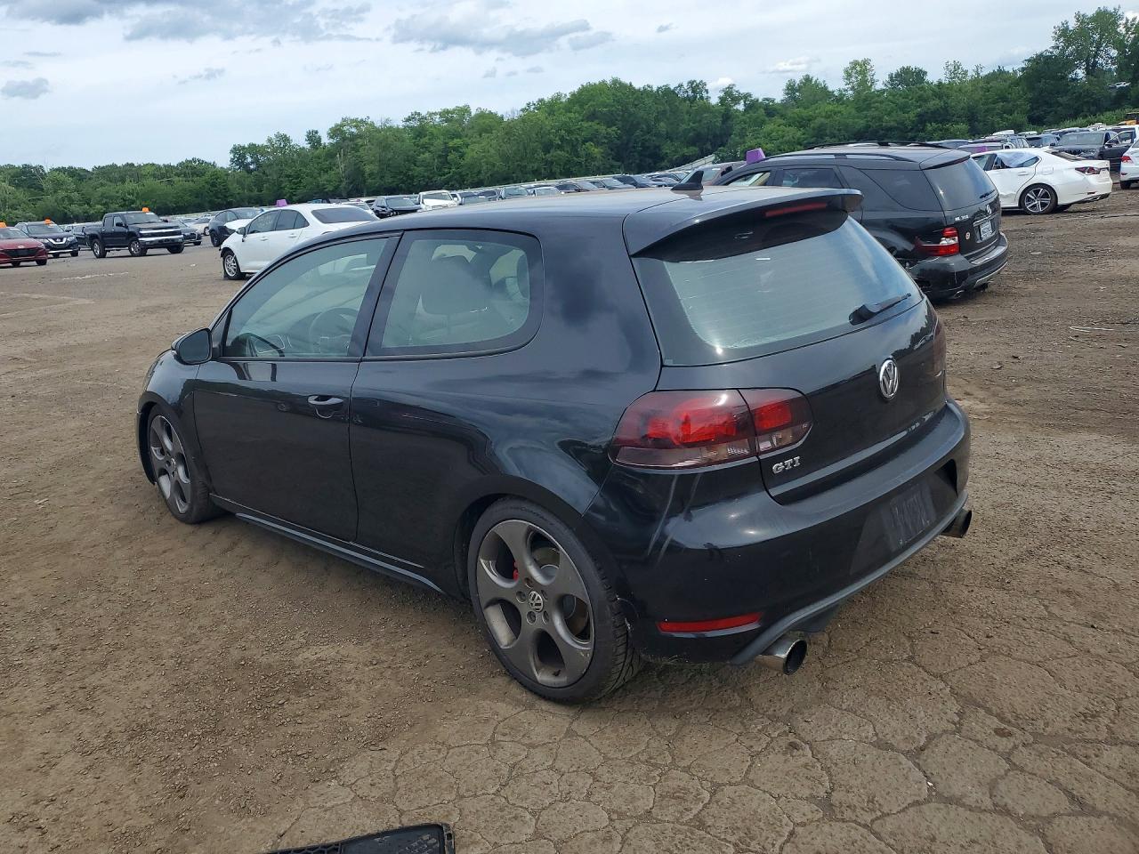 2012 Volkswagen Gti Black vin: WVWFD7AJ0CW012990