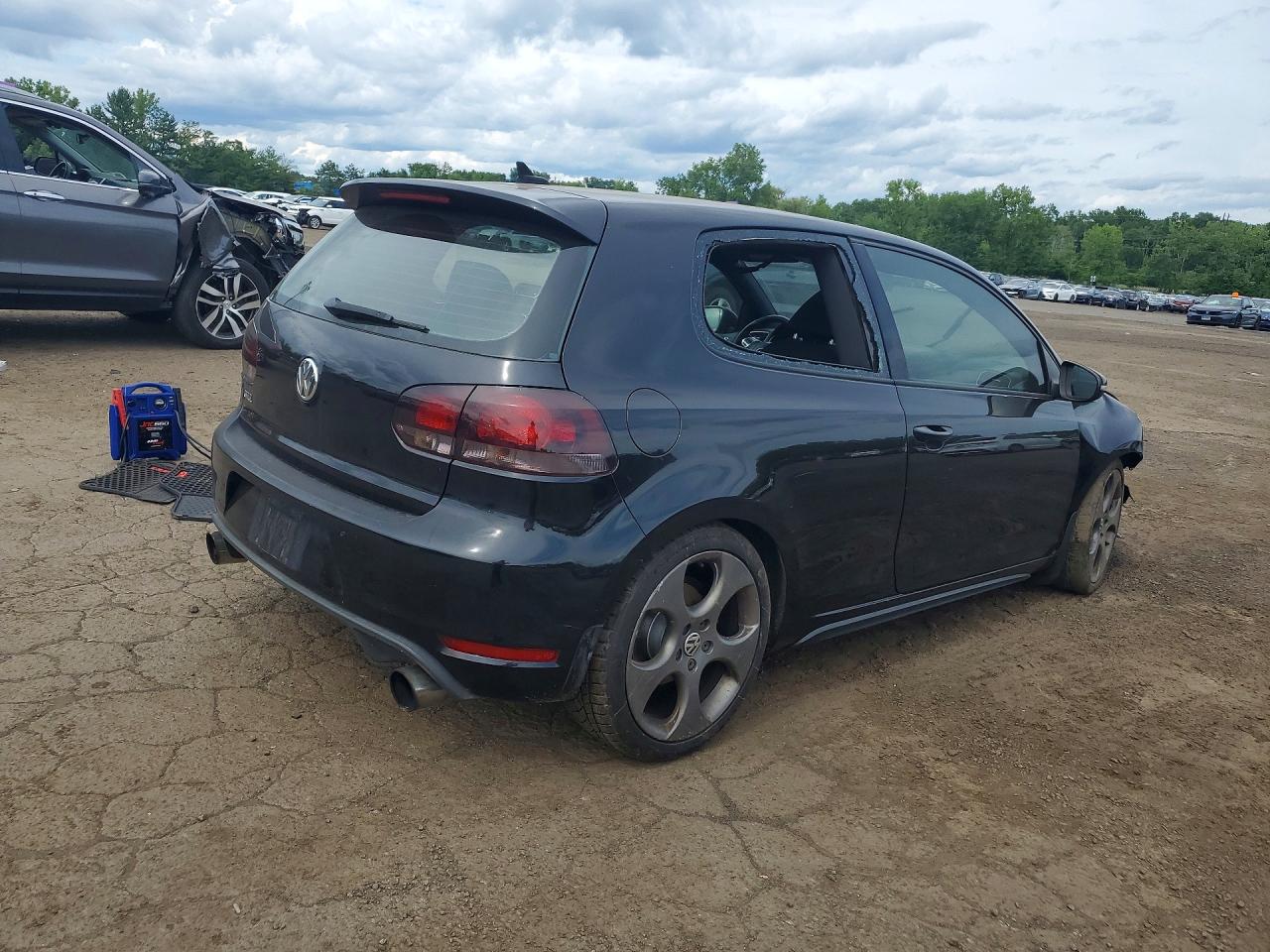 2012 Volkswagen Gti Black vin: WVWFD7AJ0CW012990