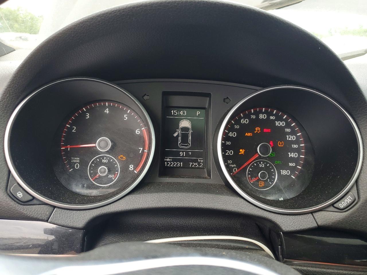 2012 Volkswagen Gti Black vin: WVWFD7AJ0CW012990
