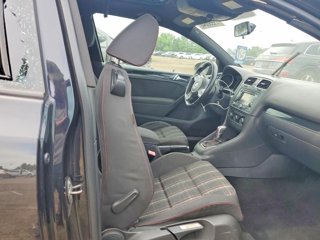 2012 Volkswagen Gti Black vin: WVWFD7AJ0CW012990