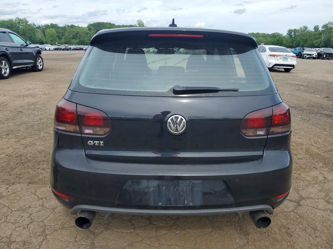 2012 Volkswagen Gti Black vin: WVWFD7AJ0CW012990