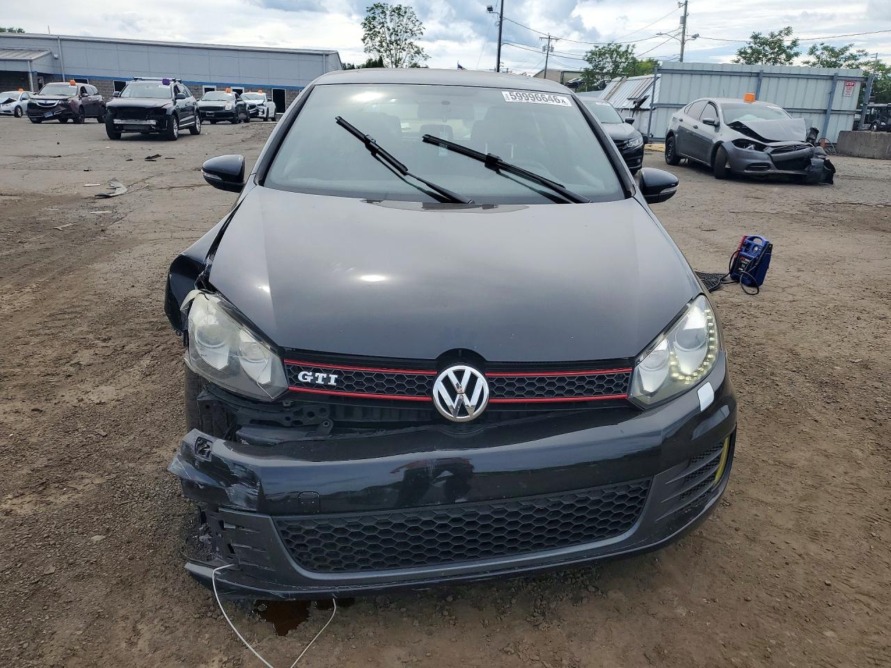 2012 Volkswagen Gti Black vin: WVWFD7AJ0CW012990